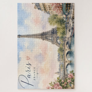 Puzzle Paris France Tour Eiffel rivière seine