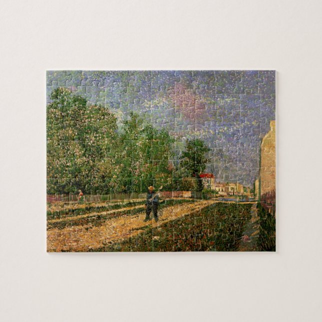 Puzzle Paris Road avec Paysan par Vincent van Gogh (Horizontal)