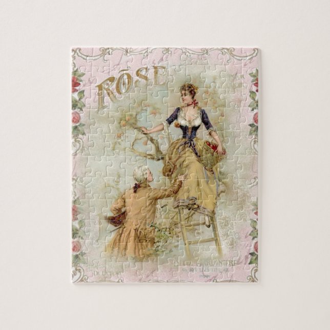 Puzzle Paris romantique Amateurs rose shabbychic (Vertical)