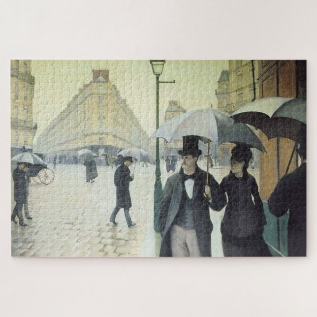 Puzzle Paris Street, Rainy Day by Caillebotte (Horizontal)