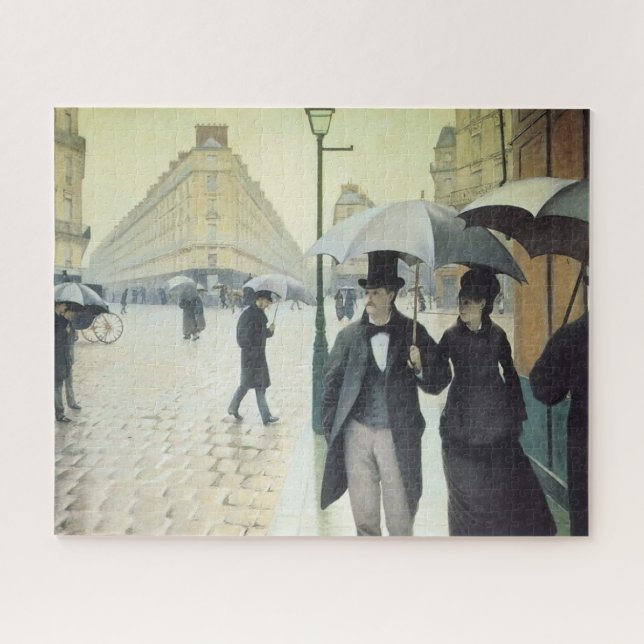 Puzzle Paris Street, Rainy Day par Caillebotte (Horizontal)