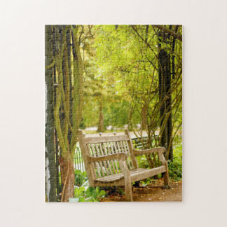 Puzzle Park Bench