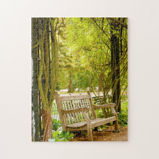 Puzzle Park Bench (Vertical)