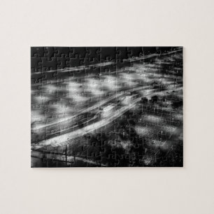 Puzzle Parking en noir et blanc