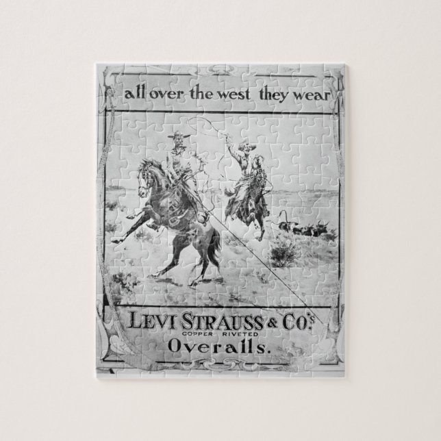 Puzzle Parlez pour Lévi Strauss et Co, c.1900 (le litho) (Vertical)