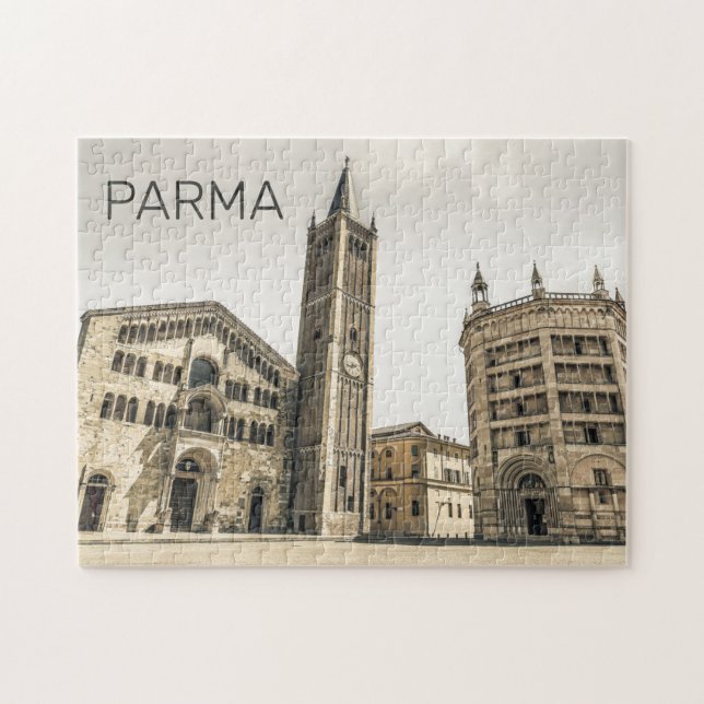 Puzzle Parme Emilia Romagna Piazza del Duomo Italie (Horizontal)