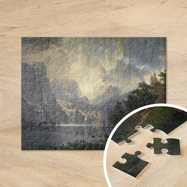 Puzzle Parmi la Sierra Nevada, CA | Albert Bierstadt (Créateur téléchargé)