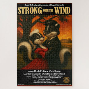 Puzzle Parodie de film Fort avec le Vent