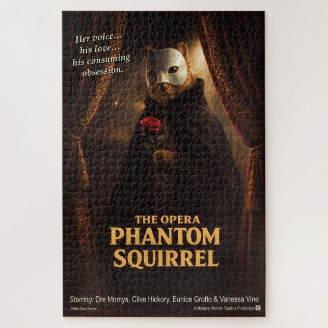 Puzzle Parodie de l'Opéra Fantôme Écureuil (Vertical)