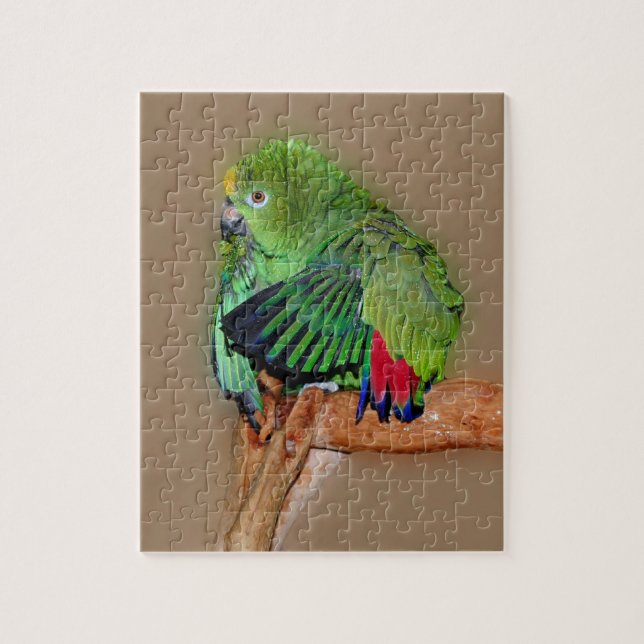 Puzzle Parrot Amazon à Naples Jaune mignon (Vertical)