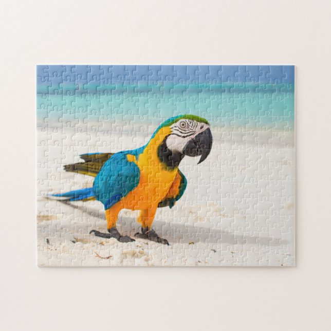 Puzzle Parrot de plage (Horizontal)