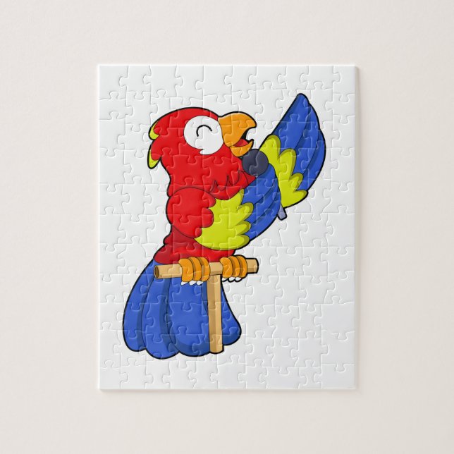 Puzzle Parrot en chanteur avec microphone (Vertical)