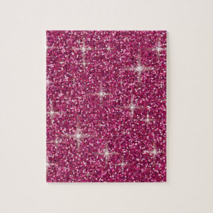 Puzzle Parties scintillant irisée rose