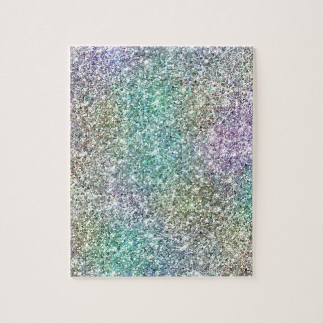 Puzzle Parties scintillant Mint Gold Purple (Vertical)