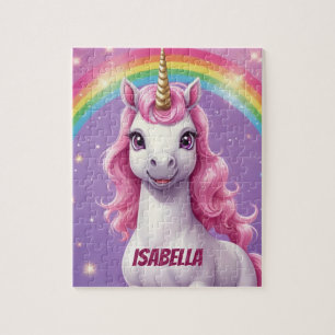 Puzzle Parties scintillant Rainbow Cute Unicorn Personnal