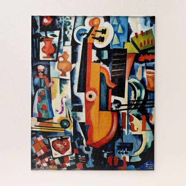 Puzzle Parto de Viola Bom Menage, Cubisme, (Vertical)