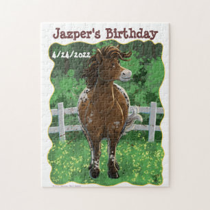 Puzzle Party Time Appaloosa Horse