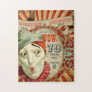 Puzzle Pas De Clowning, C'Est Vintage 70ème Anniversaire