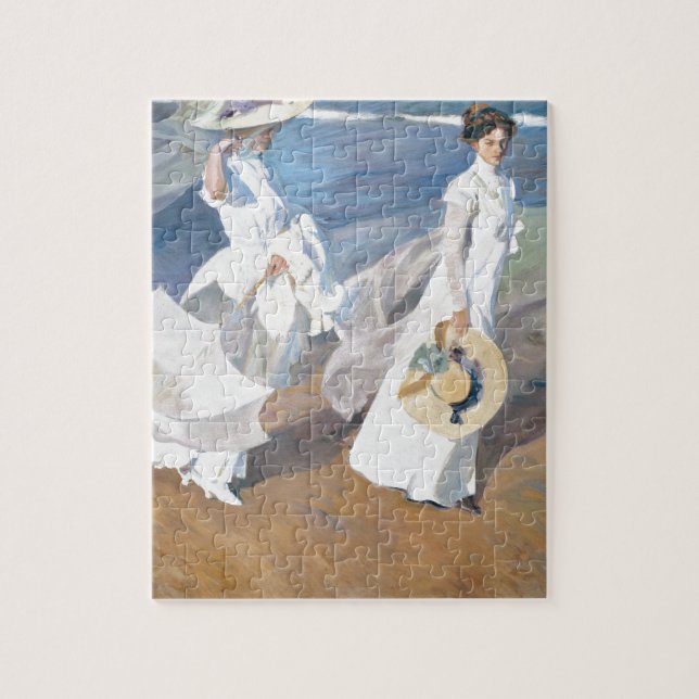Puzzle Paseo por la playa - Sorolla - 1909 (Vertical)