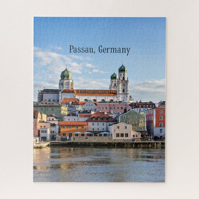 Puzzle Passau, Germany cityscape photograph (Vertical)