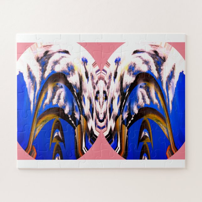 Puzzle Passerelles de galaxie enneigées art (Horizontal)