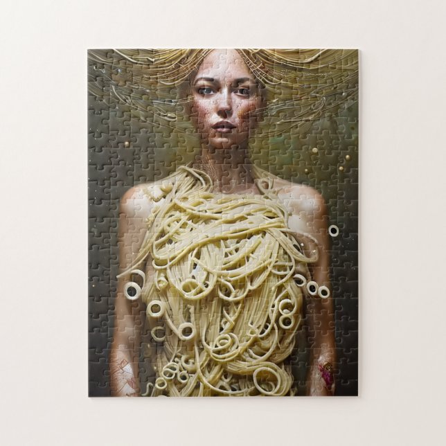 Puzzle Pasta Goddess (Vertical)