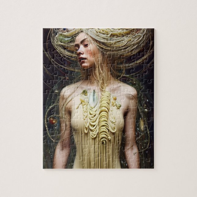 Puzzle Pasta Goddess (Vertical)