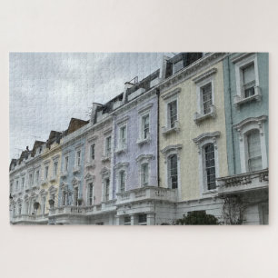 Puzzle Pastel Houses, Priory Walk, Londres, Angleterre Ro