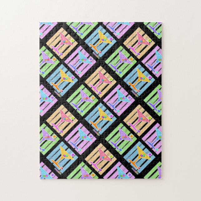 PUZZLE - PASTEL MARTNIS POP ART (Vertical)