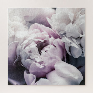 Puzzle Pastel Peonies : Arrière - plan Floral Art.