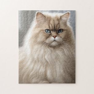 Puzzle Pastel Persian Portrait de chat