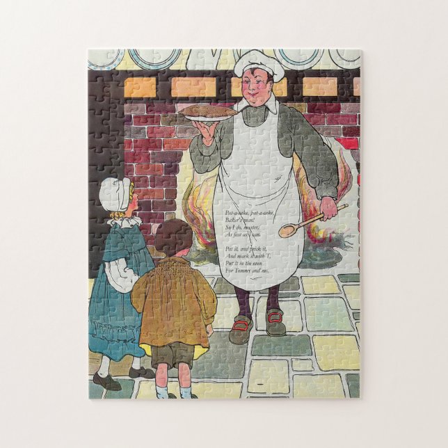 Puzzle Pat-a-cake, pat-a-cake, l'homme de Baker (Vertical)