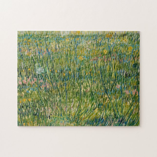 Puzzle Patch d'herbe | Vincent van Gogh (Horizontal)