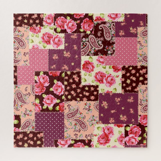Puzzle Patchwork mignon Motif (Vertical)