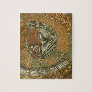 Puzzle Patchwork vintage - Brown