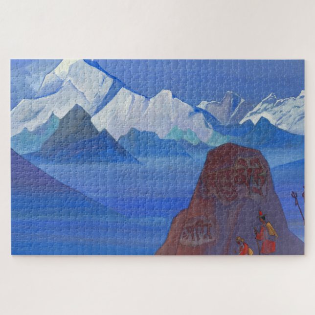 Puzzle Path to Kailas, 1932 by Nicholas Roerich Poster (Horizontal)