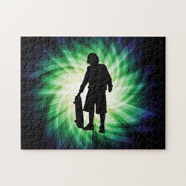 Puzzle Patinage ; planche à roulettes (Horizontal)