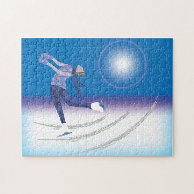 Puzzle Patineur de glace gracieux (Horizontal)