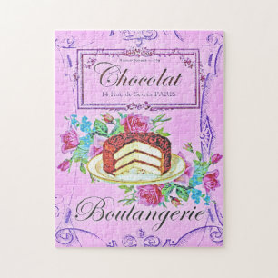 Puzzle pâtisserie victorienne au chocolat