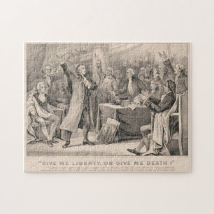 Puzzle Patrick Henry Liberty ou l'illustration du discour