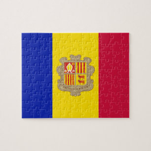 Puzzle Patriotic Andorra Flag