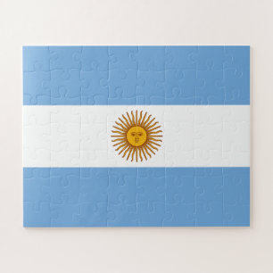 Puzzle Patriotic Argentinian Flag