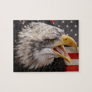 Puzzle patriotique d'image d'Eagle