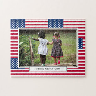 Puzzle Patriotique USA AMERICAN Flag Photo