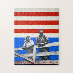Puzzle Patriotique Vintage Art Cool Histoire Photos Trave