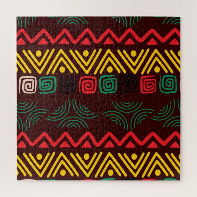 Puzzle Patrón africano (Vertical)