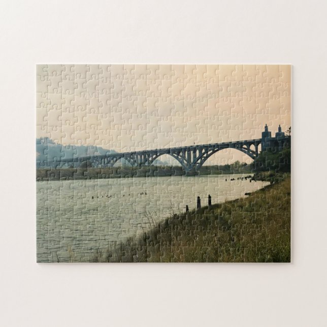 Puzzle Patterson Bridge, Gold Beach, Oregon (Horizontal)