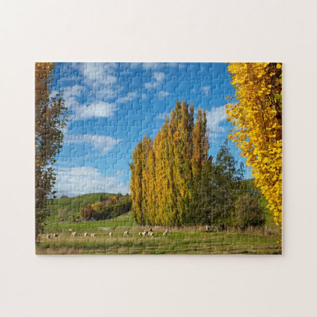 Puzzle Pâturage avec des moutons (Horizontal)