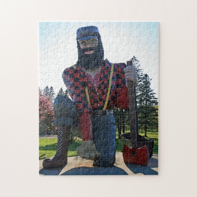 Puzzle Paul Bunyan et sa hache (Vertical)