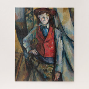 Puzzle Paul Cezanne - Garçon au gilet rouge